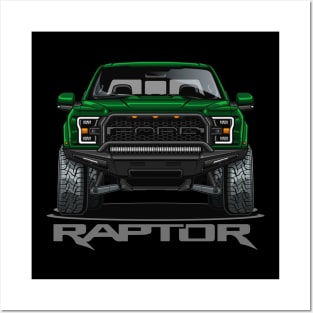 F-150 SVT Raptor (Forest Green) Posters and Art